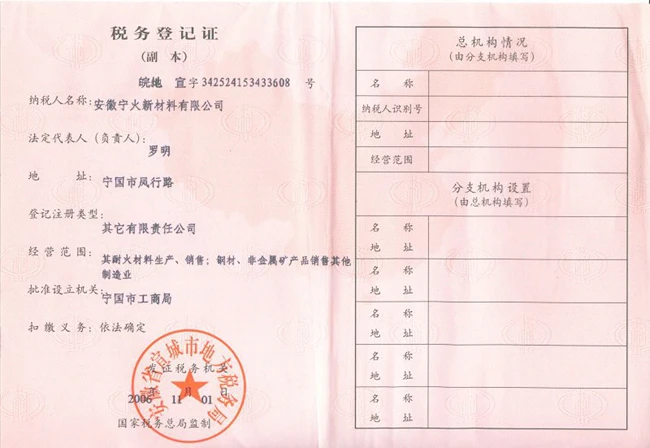 税务登记